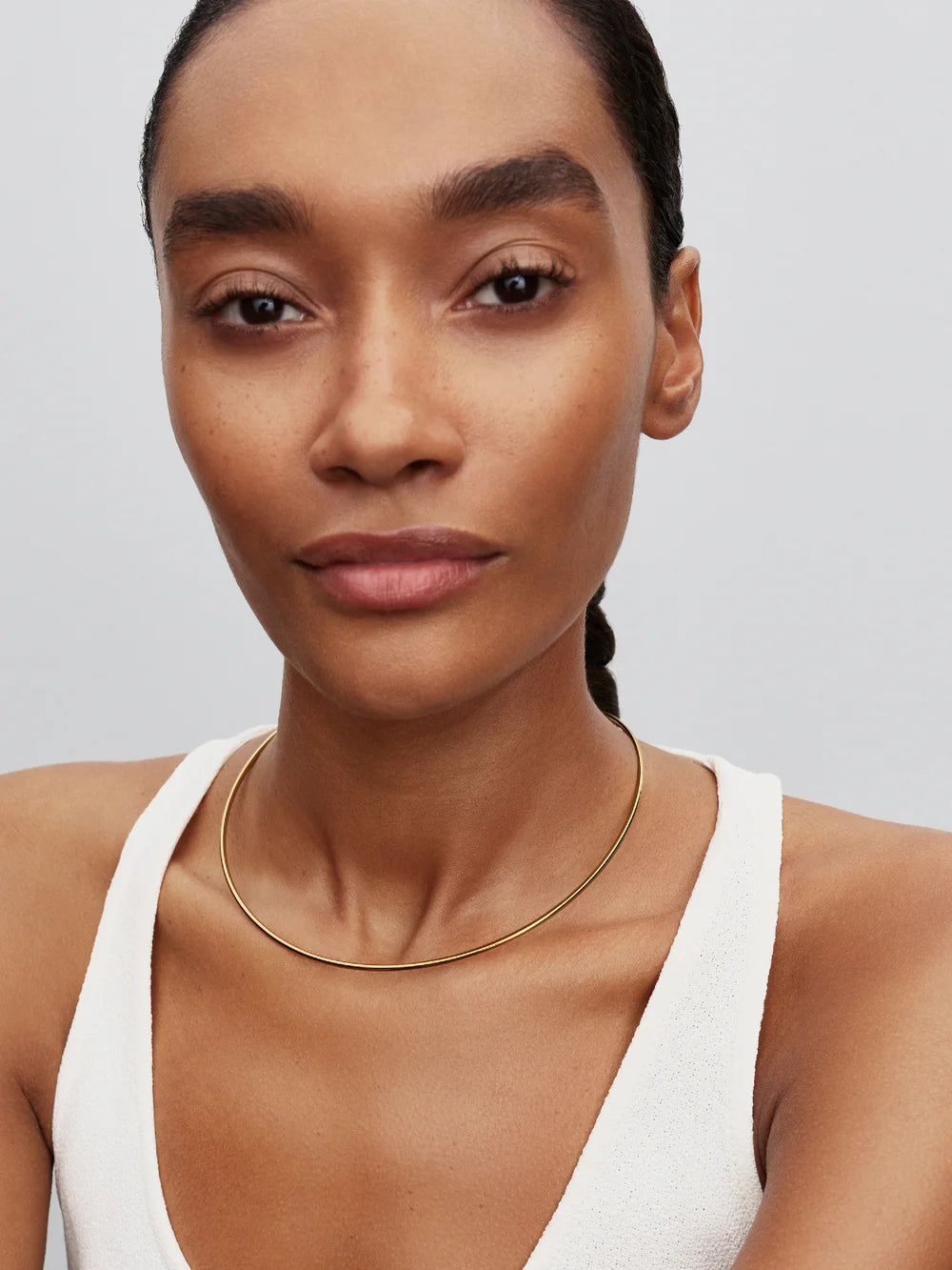 Tubular Choker Necklace