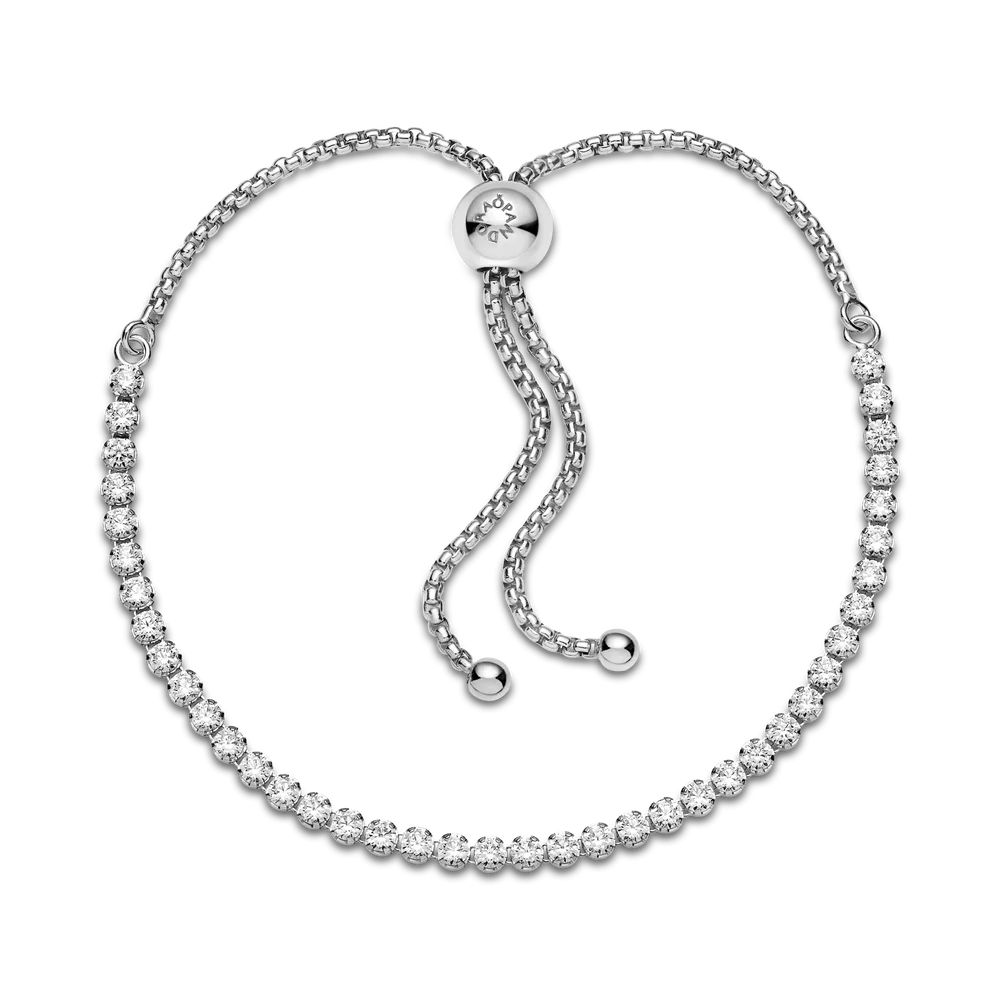 Sparkling Slider Tennis Bracelet