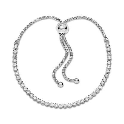 Sparkling Slider Tennis Bracelet