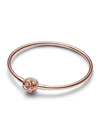 FINAL SALE - Pandora Moments Encircled Clasp Bangle