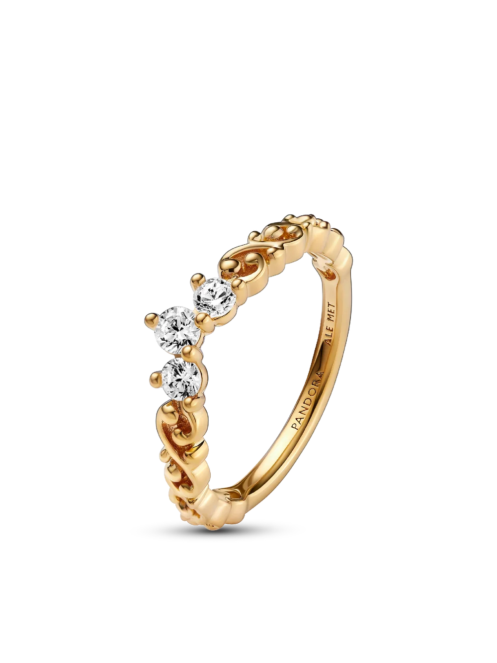 Regal Swirl Tiara Ring