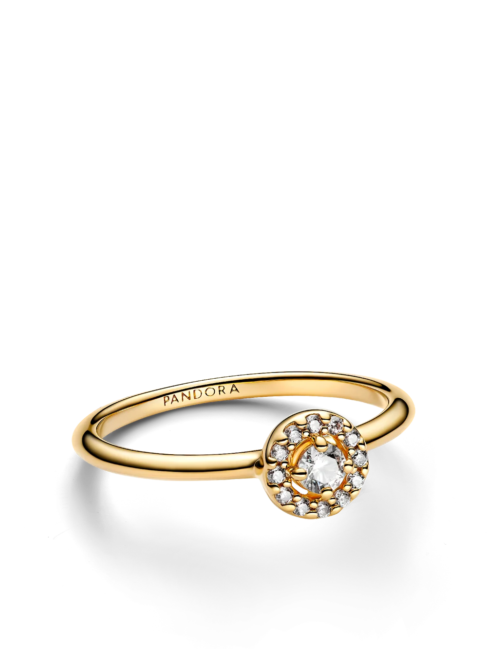 Round Pave Halo Ring