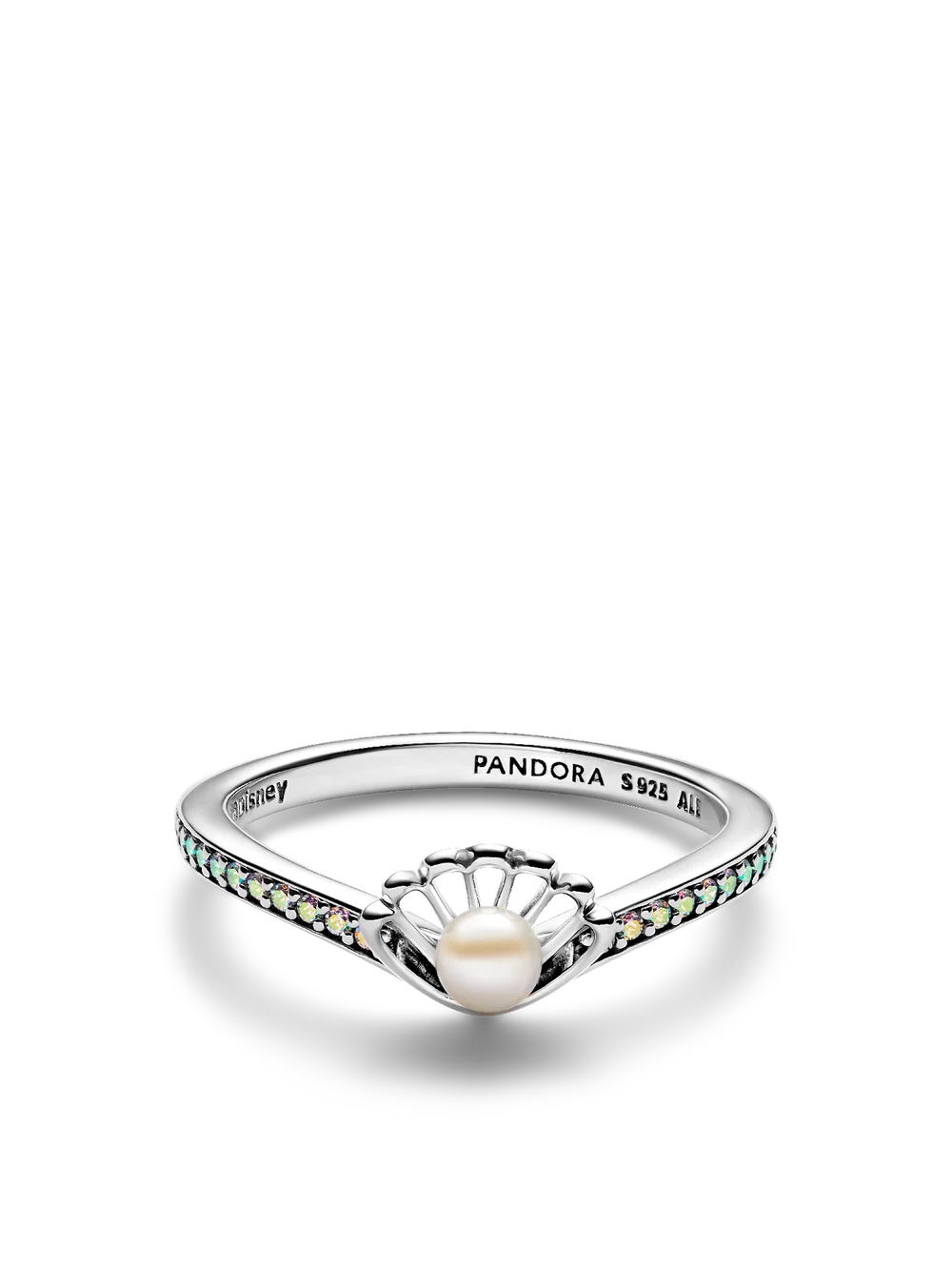 Disney Princess Ariel Shell Treated Freshwater Cultured Pearl Ring