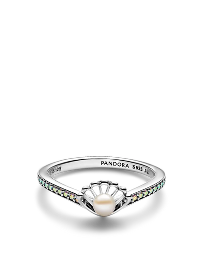 Disney Princess Ariel Shell Treated Freshwater Cultured Pearl Ring
