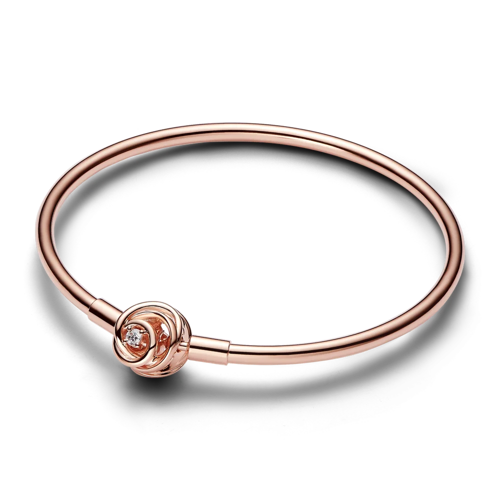 FINAL SALE - Pandora Moments Encircled Clasp Bangle