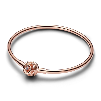 FINAL SALE - Pandora Moments Encircled Clasp Bangle