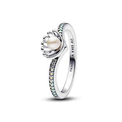 Disney Princess Ariel Shell Treated Freshwater Cultured Pearl Ring