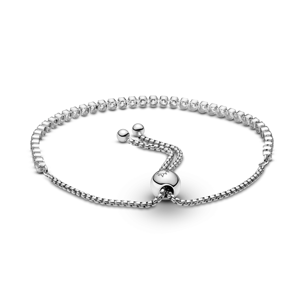 Sparkling Slider Tennis Bracelet