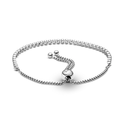 Sparkling Slider Tennis Bracelet
