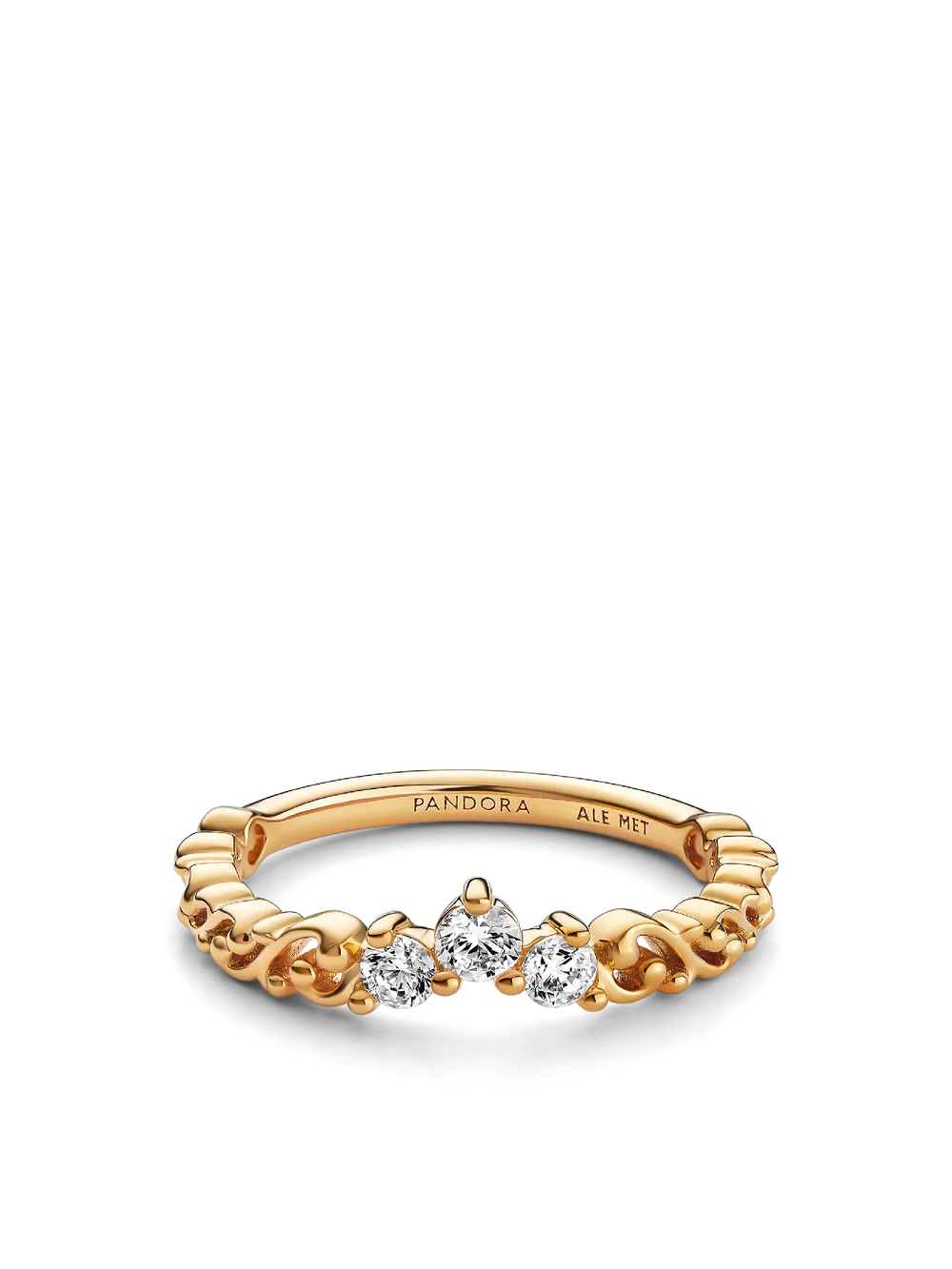 Regal Swirl Tiara Ring