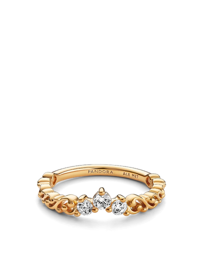 Regal Swirl Tiara Ring