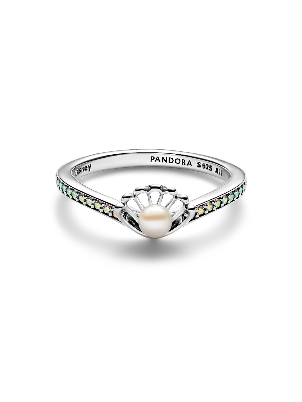 Disney Princess Ariel Shell Treated Freshwater Cultured Pearl Ring