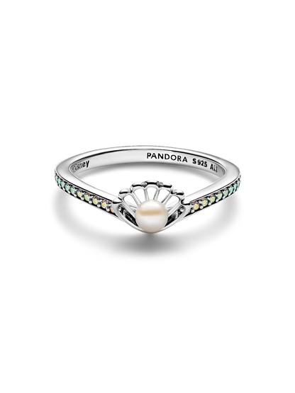 Disney Princess Ariel Shell Treated Freshwater Cultured Pearl Ring