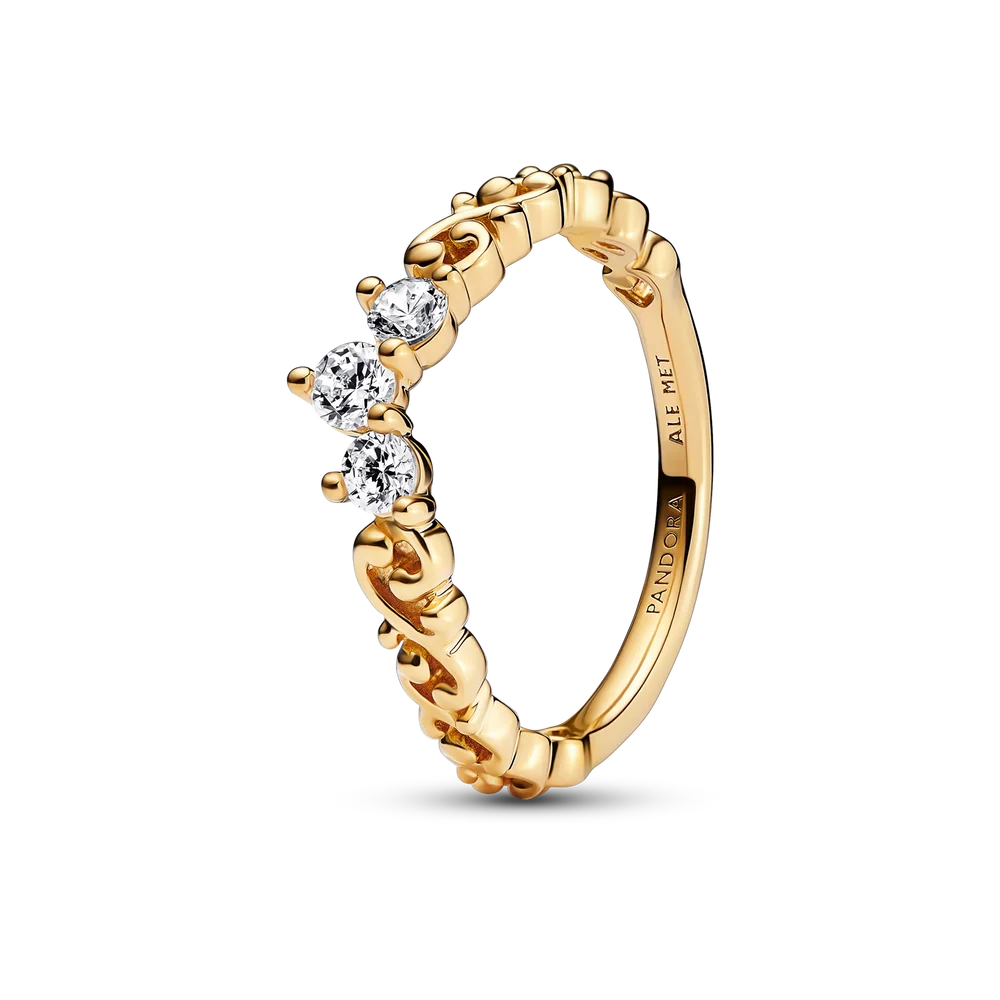 Regal Swirl Tiara Ring