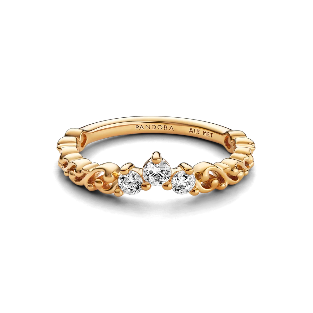 Regal Swirl Tiara Ring