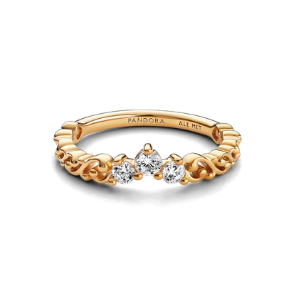 Regal Swirl Tiara Ring