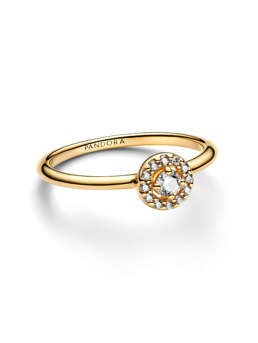 Round Pave Halo Ring