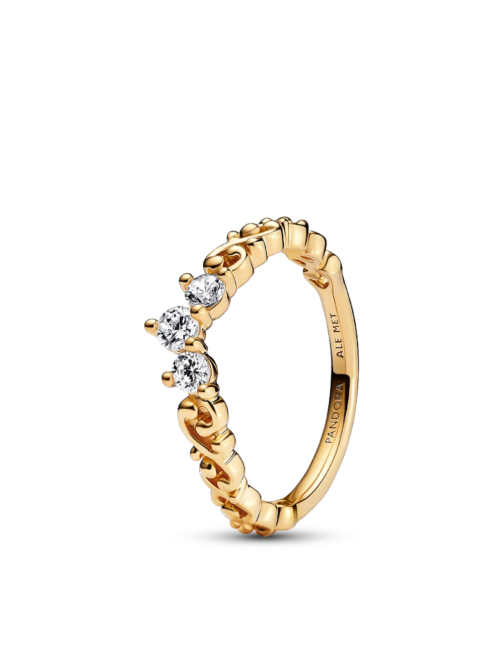Regal Swirl Tiara Ring