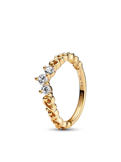 Regal Swirl Tiara Ring