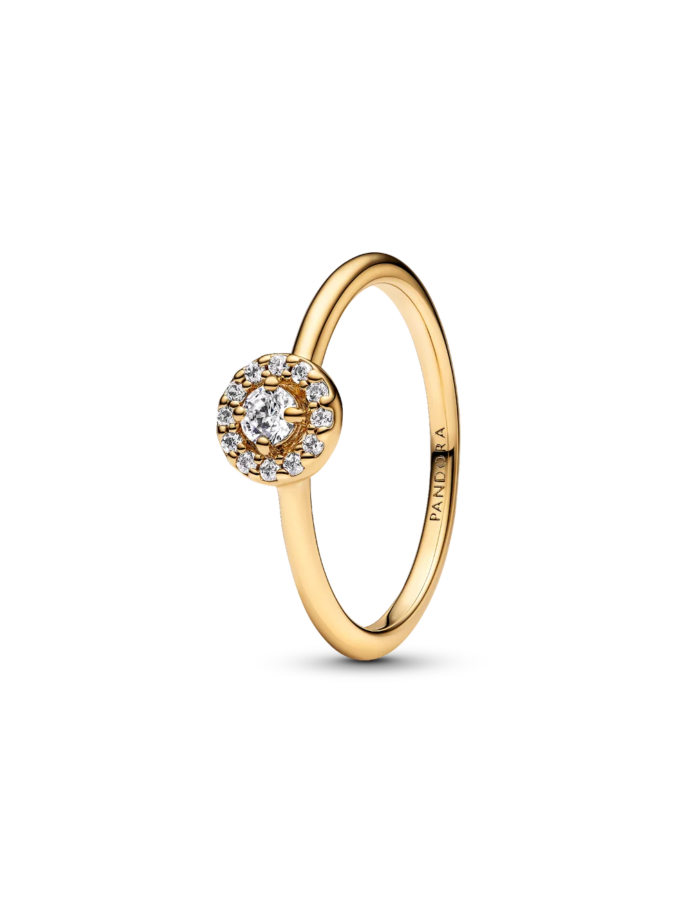 Round Pave Halo Ring