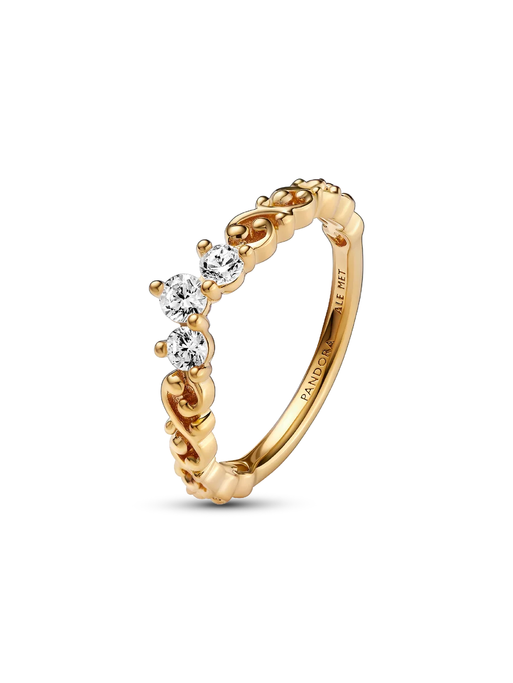 Regal Swirl Tiara Ring