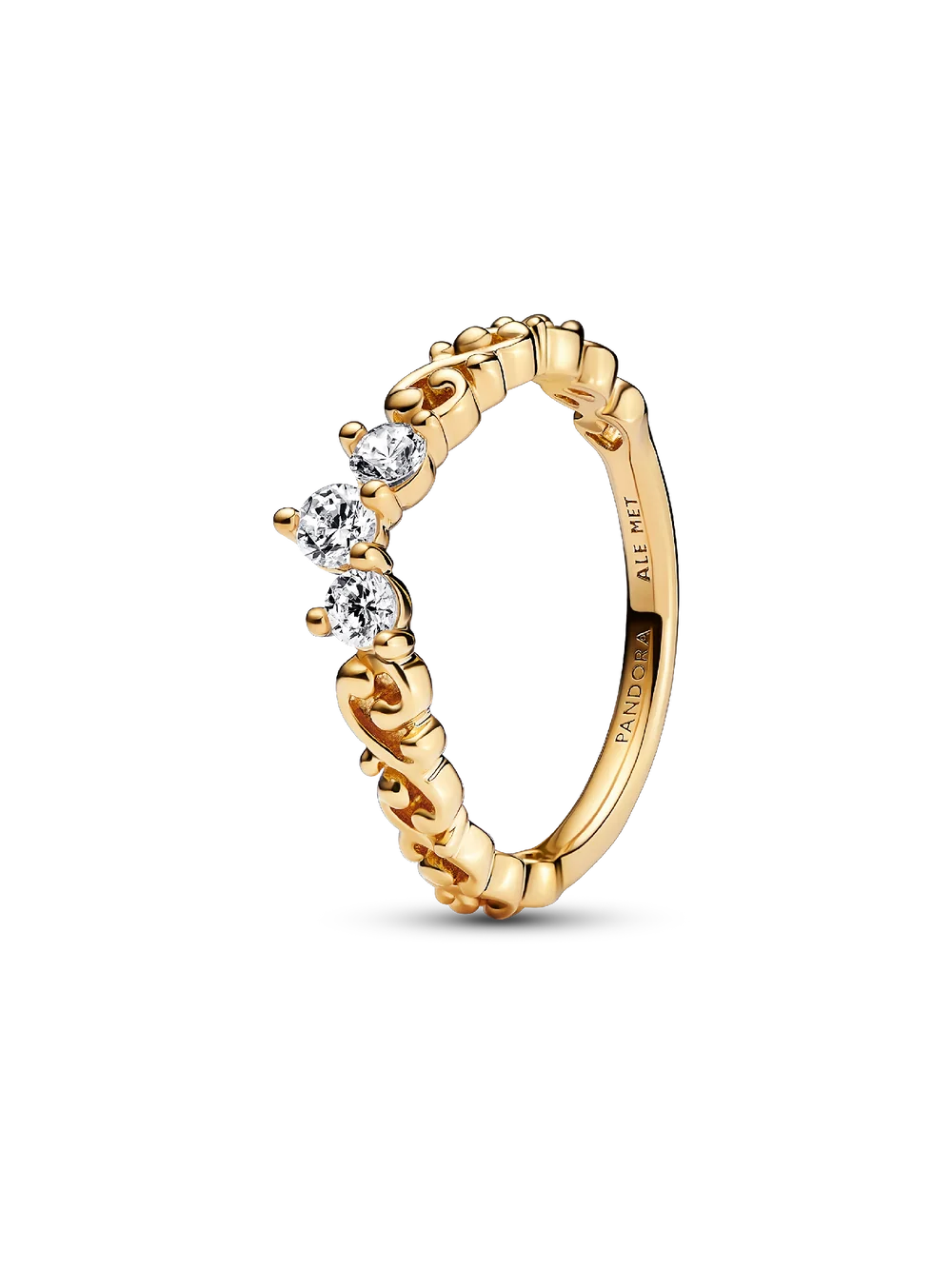 Regal Swirl Tiara Ring