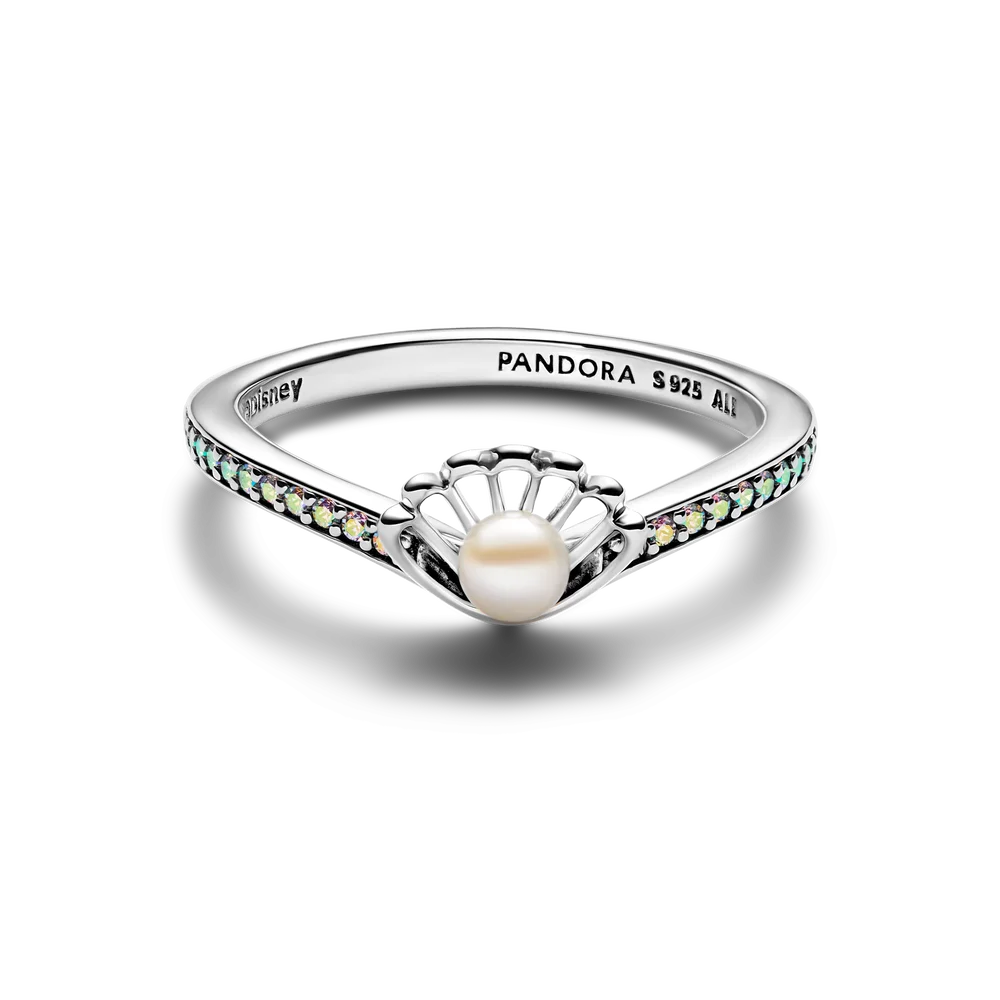 Disney Princess Ariel Shell Treated Freshwater Cultured Pearl Ring