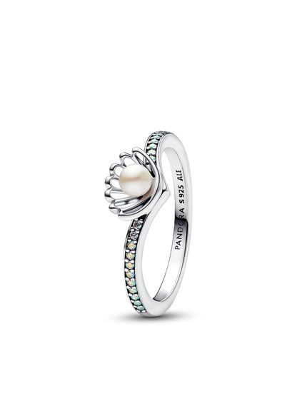 Disney Princess Ariel Shell Treated Freshwater Cultured Pearl Ring