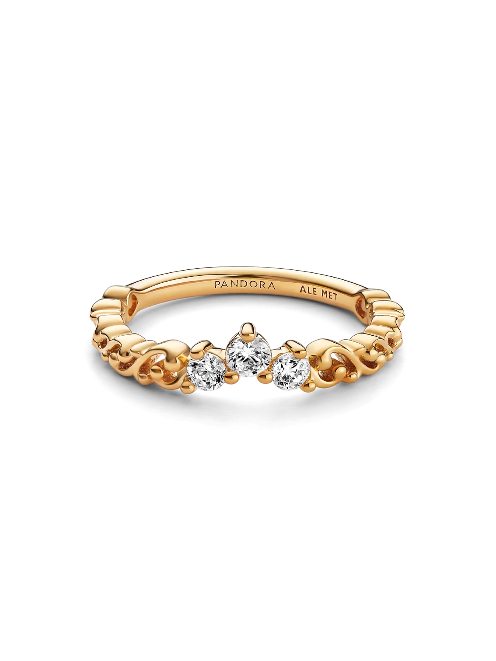 Regal Swirl Tiara Ring