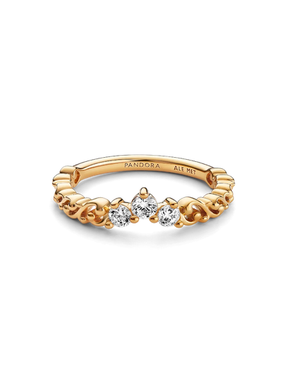 Regal Swirl Tiara Ring