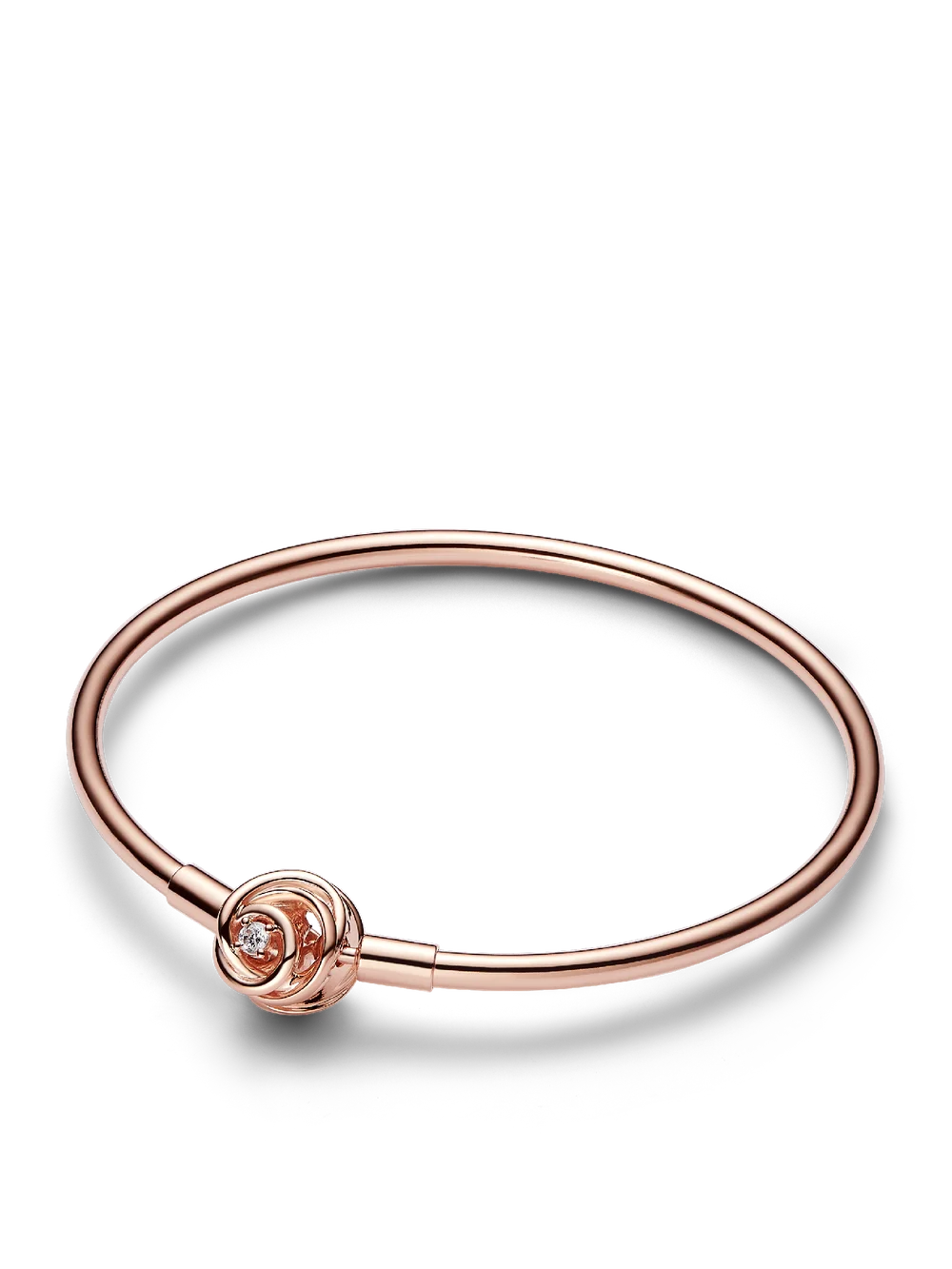 FINAL SALE - Pandora Moments Encircled Clasp Bangle