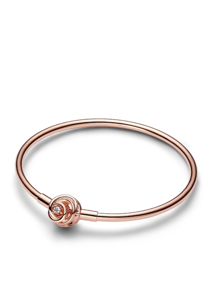 FINAL SALE - Pandora Moments Encircled Clasp Bangle